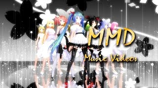 【MMD】 123  10 Vocaloid version [upl. by Sianna]