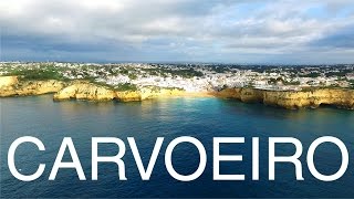 Carvoeiro aerial view Algarve  Portugal [upl. by Loyce]