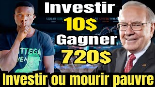 INVESTIR 10 GAGNER 720 en illimité  meilleur plateforme dinvestissement en 2023 [upl. by Eilsehc]