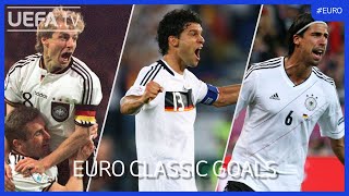 GERMANY Classic EURO Goals  Klinsmann Ballack Khedira [upl. by Cristionna812]