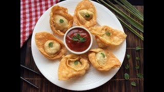 চিকেন অনথন ॥ Perfect Fried Wonton Recipe ॥ Bangladeshi Chinese Restaurant Style Wonton Recipe [upl. by Ramas]