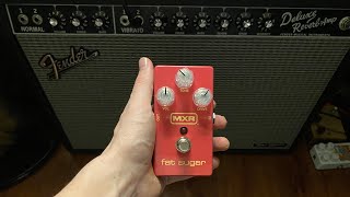 MXR Fat Sugar Drive  Pedal Demo [upl. by Nylahs]