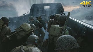 DDay  Normandy 1944  Call of Duty WW2  Ultra Realistic Graphics 4K 60FPS [upl. by Fanning820]