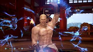 Tekken 7 Geese Howard All Holds amp Throws Compilation [upl. by Lamaj]