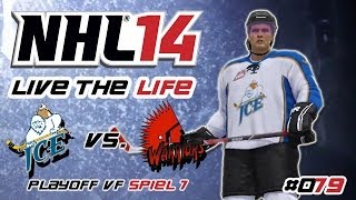 Lets Play NHL 14 Live the Life 079  Kootenay Ice  Moose Jaw Warriors Playoff VF Spiel 7 [upl. by Aceissej]