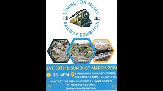 Lymington Model Railway Exhibition 2024 [upl. by Yulma]