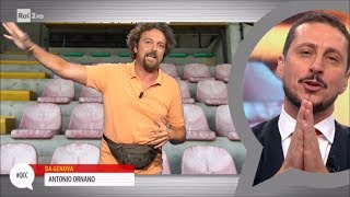 Antonio Ornano e il calcio giovanile contro il razzismo  Quelli che il calcio 24092017 [upl. by Helbonna]