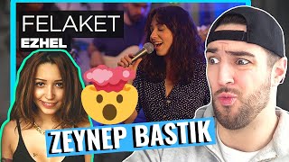 Zeynep Bastık  Felaket Akustik Ezhel Cover║REACTION [upl. by Hulbard]