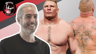 Tattoo Artists React To Brock Lesnars INSANE Tattoos [upl. by Hilarius385]