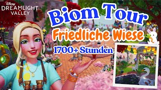 BIOM TOUR  🌼 Meine friedliche Wiese in Disney Dreamlight Valley 🌸  1700 Stunden 🍋 [upl. by Mota]