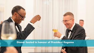 Dinner hosted in honour of President Kagame [upl. by Ydnir]