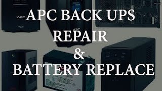 APC UPS Battery Repair amp Replace [upl. by Atil]