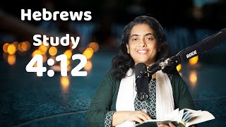 Hebrews 4 12 Study biblestudy hebrews4 memorizescripture hebrews [upl. by Bohaty]