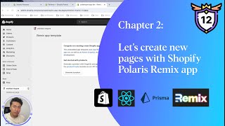 12  Let’s create new pages with Shopify Polaris Remix app [upl. by Daj]