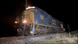 2 CSX SD70MACs vs 14233 Tons…  10192024 [upl. by Ajam]