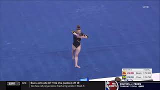 Natalie Wojcik Floor Michigan vs Minnesota 2021 9875 [upl. by Hselin]