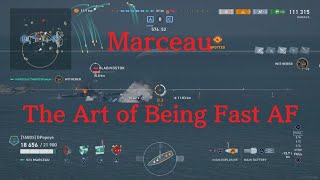 World of Warships Legends Marceau The Art of Being Fast AF [upl. by Eizzo748]