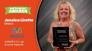 Sell Smarter Awards  Jessica Lirette  Midco  AdMalls Coop Source Reports [upl. by Adamsen]