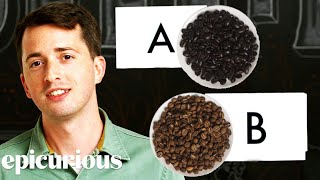 Coffee Expert Guesses Cheap vs Expensive Coffee  Price Points  Epicurious [upl. by Ldnek]