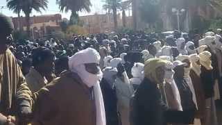 Marche des hommes à In Salah contre le gaz de schiste [upl. by Denten]