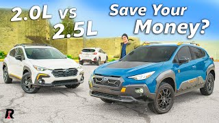 2024 Subaru Crosstrek 20L vs 25L vs Wilderness Comparison amp 060 [upl. by Riplex]