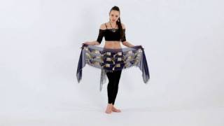 How to Use a Belly Dancing Hip Scarf  Belly Dancing [upl. by Muhcon]