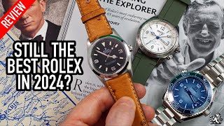 Still The Best Rolex In 2024 What Makes The Explorer Classy  Ft Seiko Alpinist amp Omega Seamasters [upl. by Ennayr]