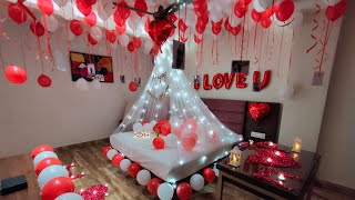 How to Decorate Room for anniversary  Birthday  Decoration idea  Home decoration ideas Wedding [upl. by Eidda999]