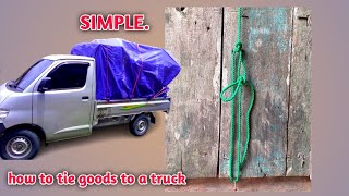 The best rope knot method for tying freight cars  ttrucks go134 [upl. by Otrebide]