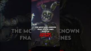 Most Popular FNAF Voice Lines🤯Like For Part 5👍 fnafedit voicelines popular fnaf shorts fyp [upl. by Noak]