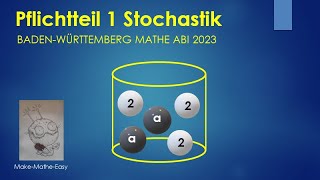 Mathe Abi BW 2023 Pflichtteil 1 Stochastik [upl. by Constantino]