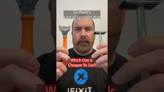 Safety Razor vs Cartridge Razor  Which One Is Cheaper shorts shaving [upl. by Susanne]