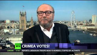 George Galloway debates Crimea  Crosstalk  Russia Today  16th March 2014 [upl. by Klement]