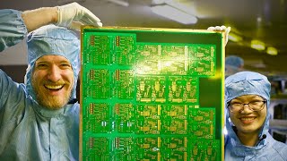 Inside a Huge PCB Factory [upl. by Eihs]