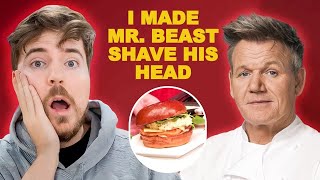 The Gordon Ramsay Sandwich That Made MrBeast Shave His Head  Scrambled [upl. by Tarton]