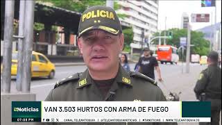 8 capturados por un robo en Belén Medellín  Teleantioquia Noticias [upl. by Shanney]