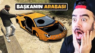 BAŞKANIN TERK EDILMIŞ SÜPER ARABASI BAKIN NEREDEN ÇIKTI  GTA 5 MODS [upl. by Narmi]