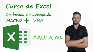 CURSO DE EXCEL AULA 01 APRESENTAÇÃO DO MENU [upl. by Nanyt]