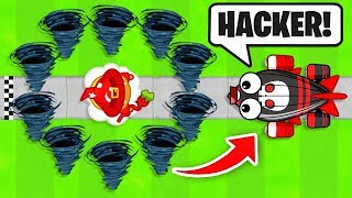 WIZARD ONLY Modded Tower Challenge Bloons TD Battles [upl. by Redlac]