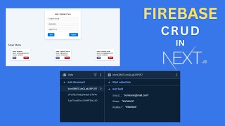 How To Create NEXT JS CRUD App Using Firebase Firestore Database  NEXT JS crud operation nextjs [upl. by Tolman]