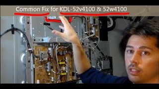 Easy Common Fix for Sony TVs KDL Red light blinking [upl. by Naomi935]