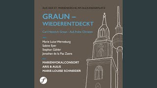 Auf frohe Christen singt freudige Lieder Kontrafaktur aus GraunWV BI8 Recitativo  Mein [upl. by Dibri468]