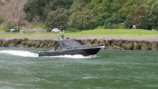 Cool looking boat crossing the Whakatane Bar [upl. by Zednanref852]