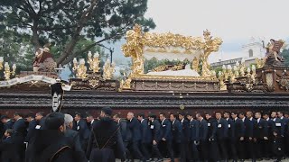 Salida Procesión Señor Sepultado de la Escuela de Cristo 202475 años de Velación [upl. by Eidnac328]