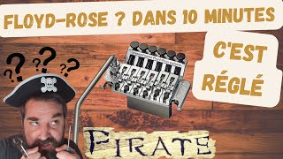 comment REGLER son FLOYD ROSE et jouer de la gratte  tuto ETAPE par ETAPE [upl. by Debi966]