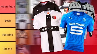 MA TIERLIST MAILLOT EXTÉRIEUR DU STADE RENNAIS [upl. by Jonna670]