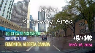 Nisku to Kingsway Area Edmonton Alberta Canada 514 Celsius [upl. by Albrecht]