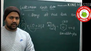 GATTERMANN KOCH REACTION  NAME REACTION  TRICK BHARAT PANCHAL SIR [upl. by Spiegleman]