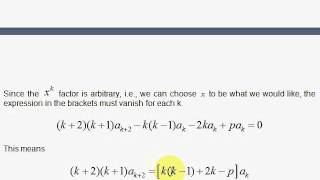 M3 The Legendre Differential Equation [upl. by Firooc871]