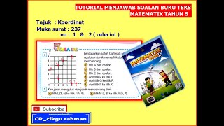 tahun 5  ms 237  koordinat  matematik tahun 5 [upl. by Ohce]